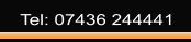 Tel: 07436 244441